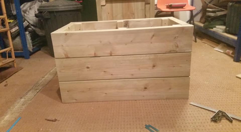 Offcuts for smaller planter