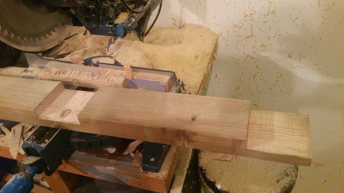 Finished timber stile