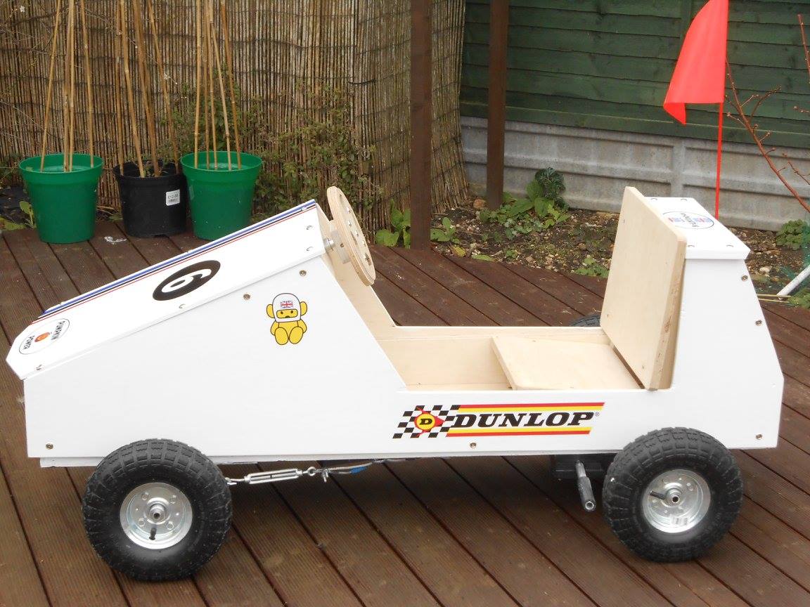 Finished kart side view