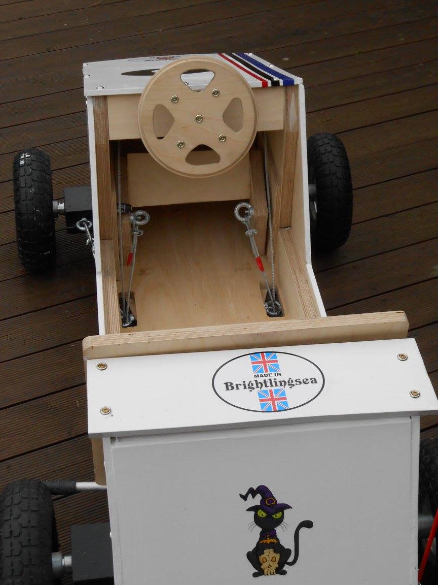 Finished kart interior